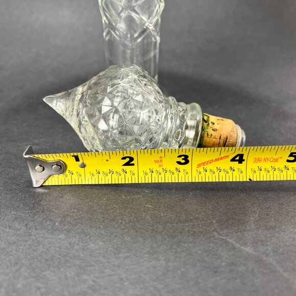 Vintage Smirnoff Vodka Glass Decanter Genie Bottle Federal Law Forbids Sale 50s - Picture 15 of 16